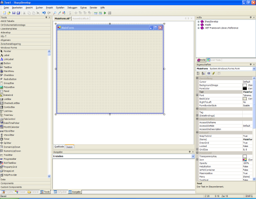 .NET-Programmierung mit SharpDevelop - Access im Unternehmen