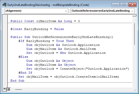 Definition einer der Bedingung der bedingten Kompilierung