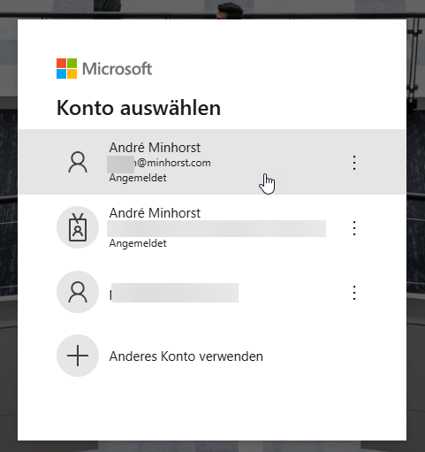 Anmelden bei Azure