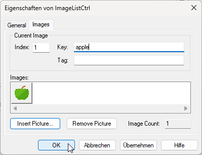 Herkömmliches Hinzufügen von Icons zum ImageList-Control