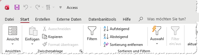 Die Anreden werden nicht mehr angezeigt.